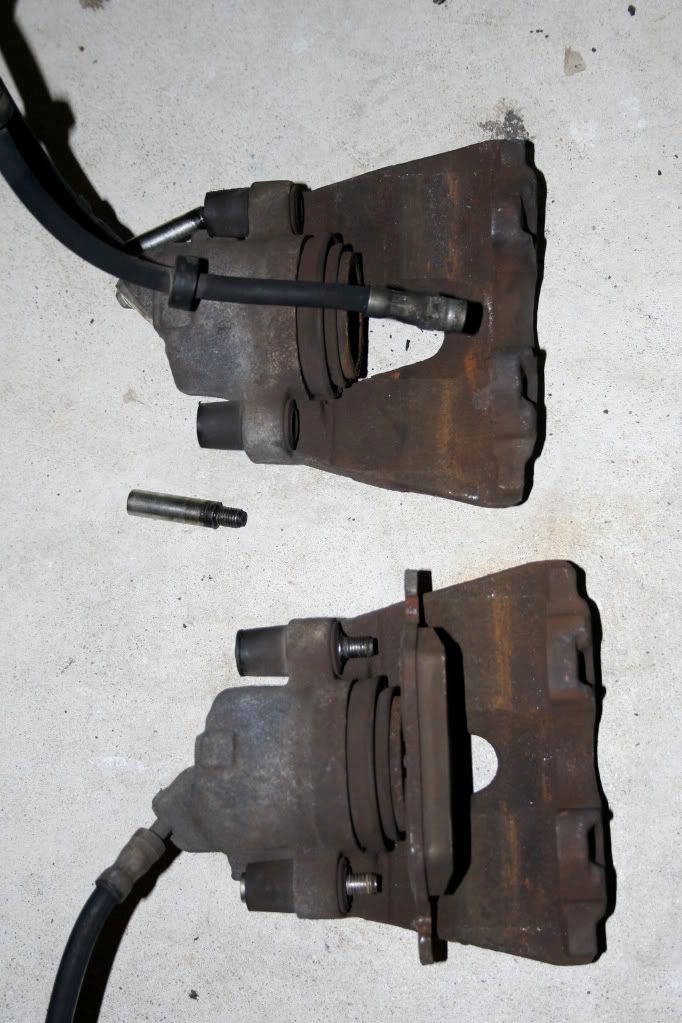 VR6 front calipers/carriers, control arms, steering wheel airbag VW